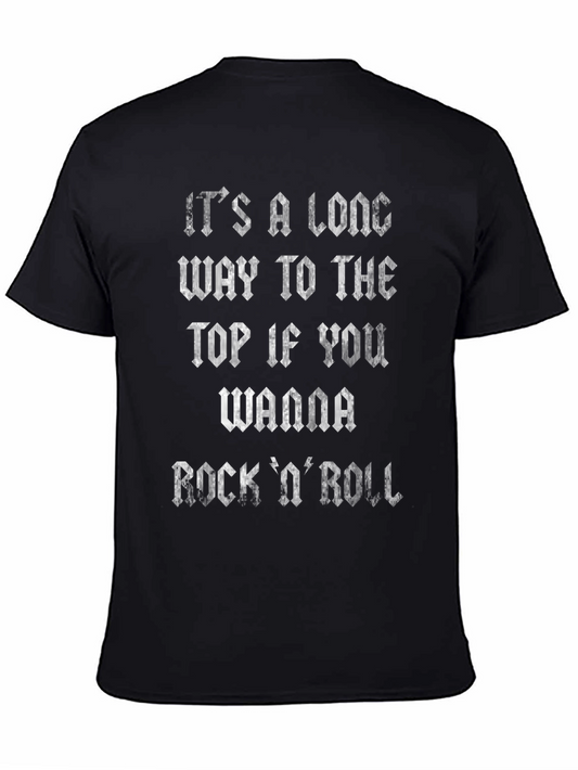 AC/DC Inspired Graphic Tee - Rock n Roll