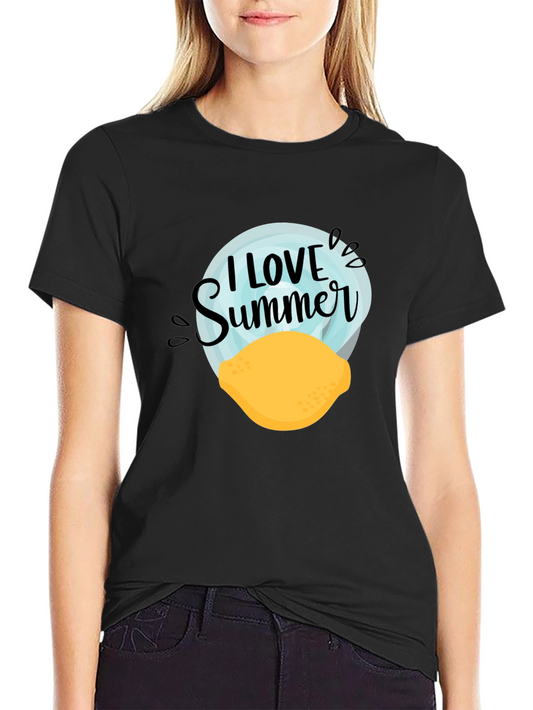 I Love Summer T-Shirt - Stylish Graphic Tee