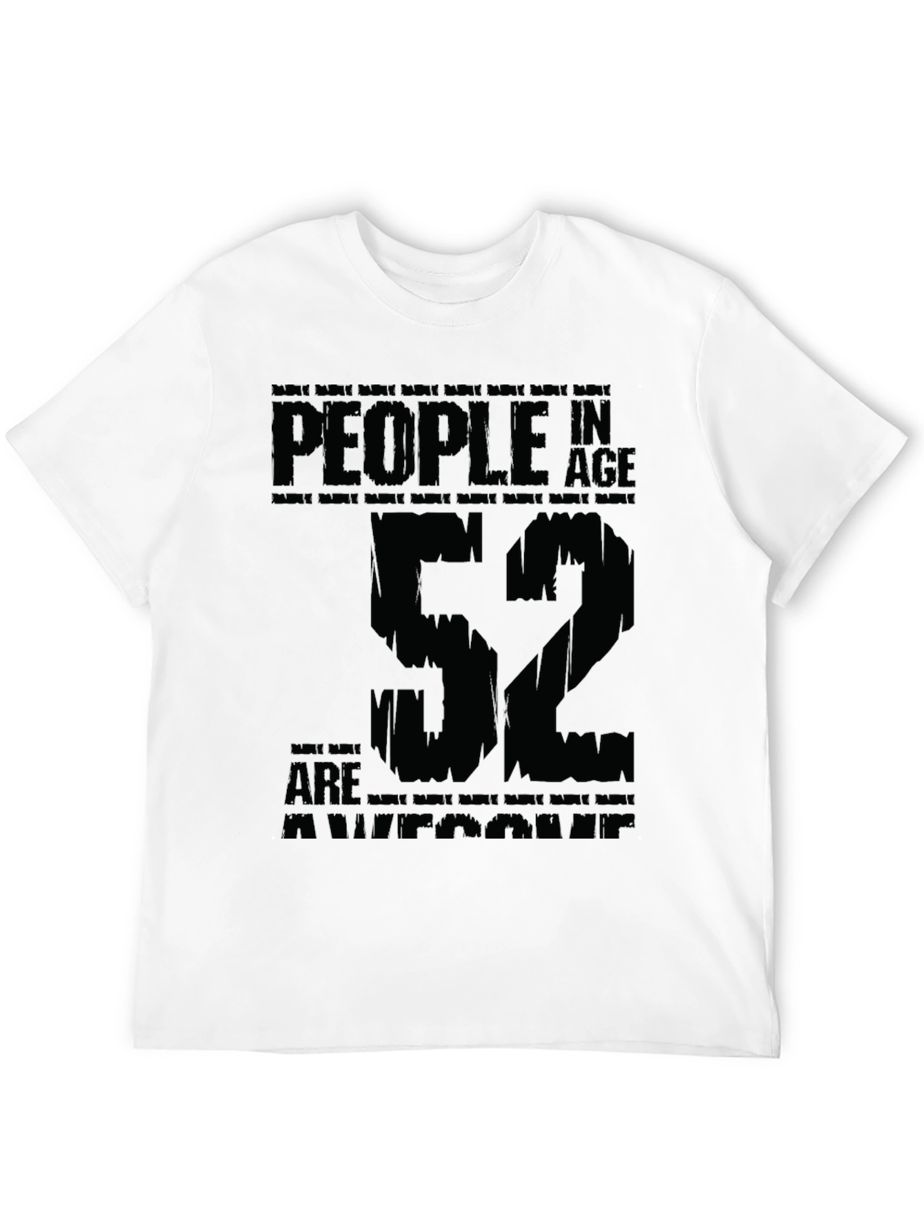 Awesome 52 Year Old T-Shirt - Birthday Gift