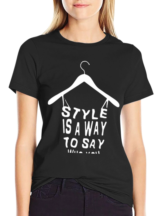 Style Statement Black Graphic Tee