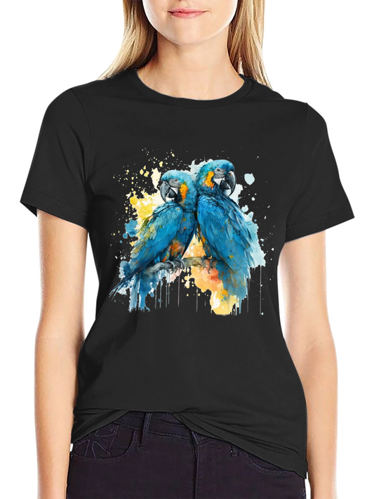 Macaw Parrot Watercolor T-Shirt