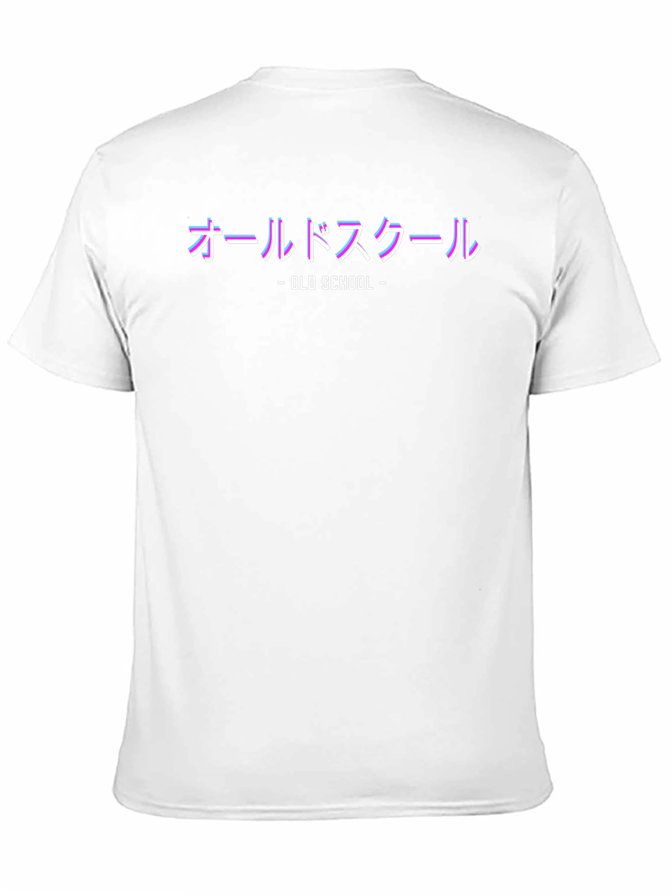 Retro Old School Japanese Text Graphic T-Shirt