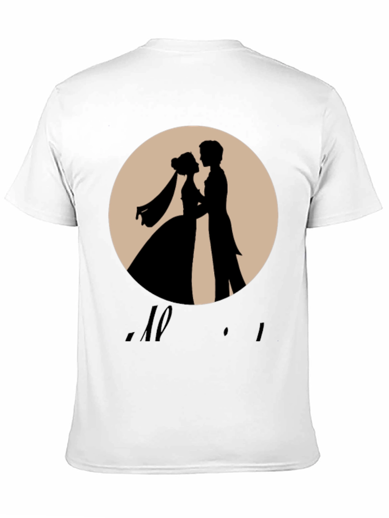 Romantic Wedding Silhouette T-Shirt