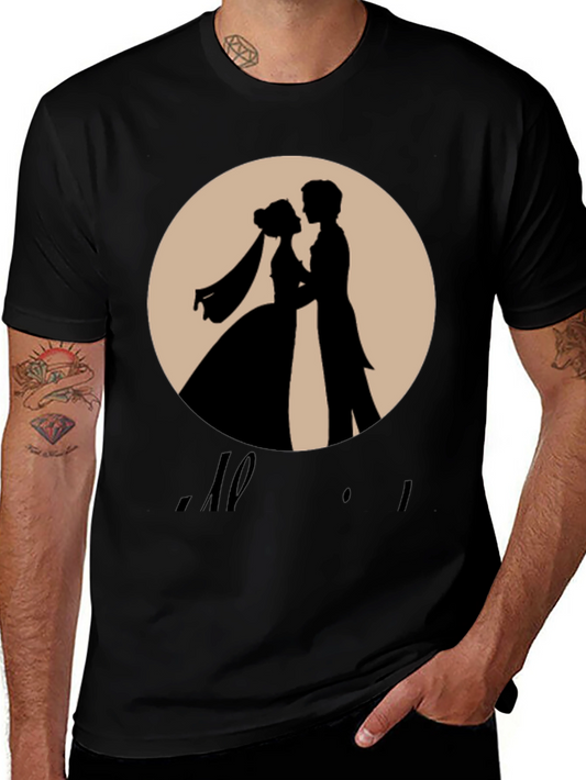 Romantic Wedding Silhouette T-Shirt