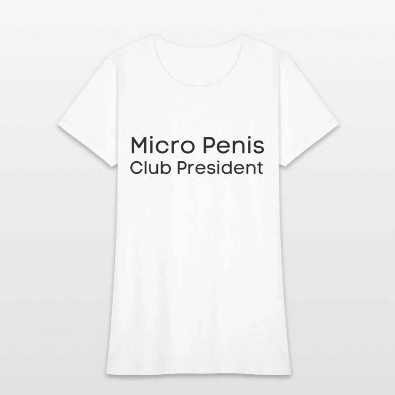 Gag Gift, Micro Penis Club President (black text)