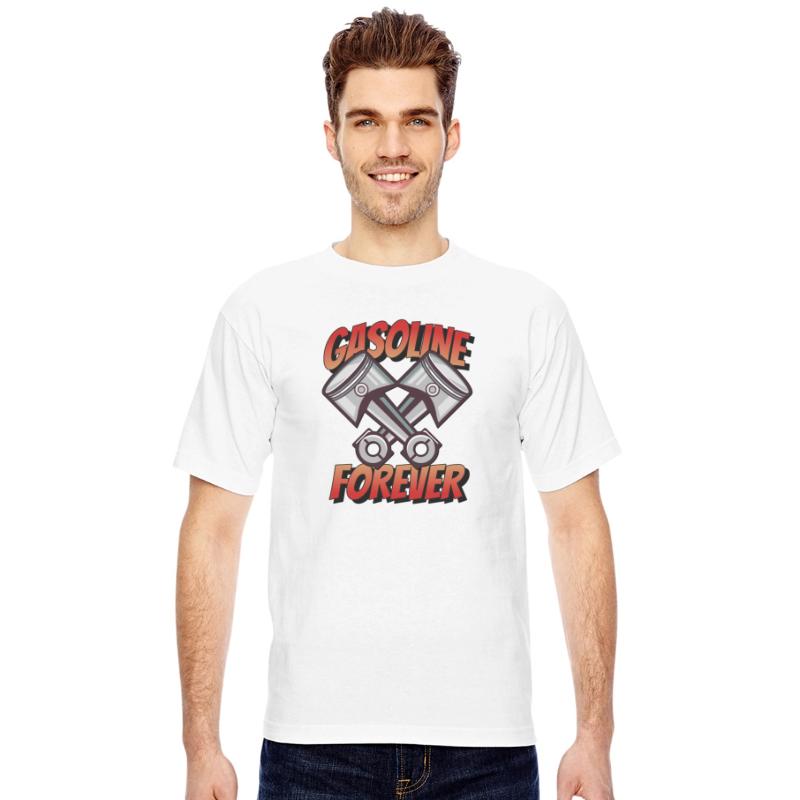 Gasoline Forever Retro Pistons Artwork