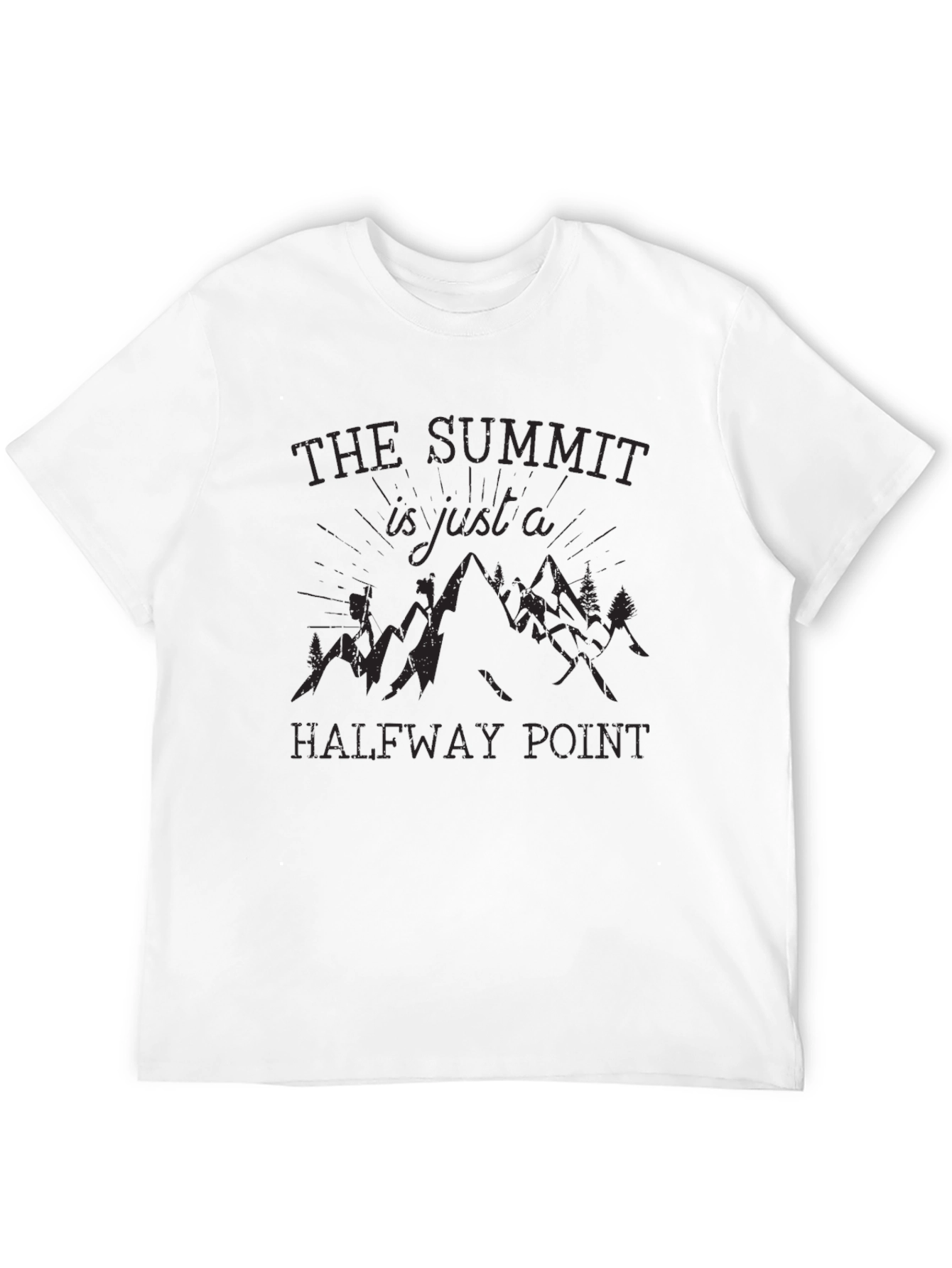 Summit Halfway Point Black Graphic Tee
