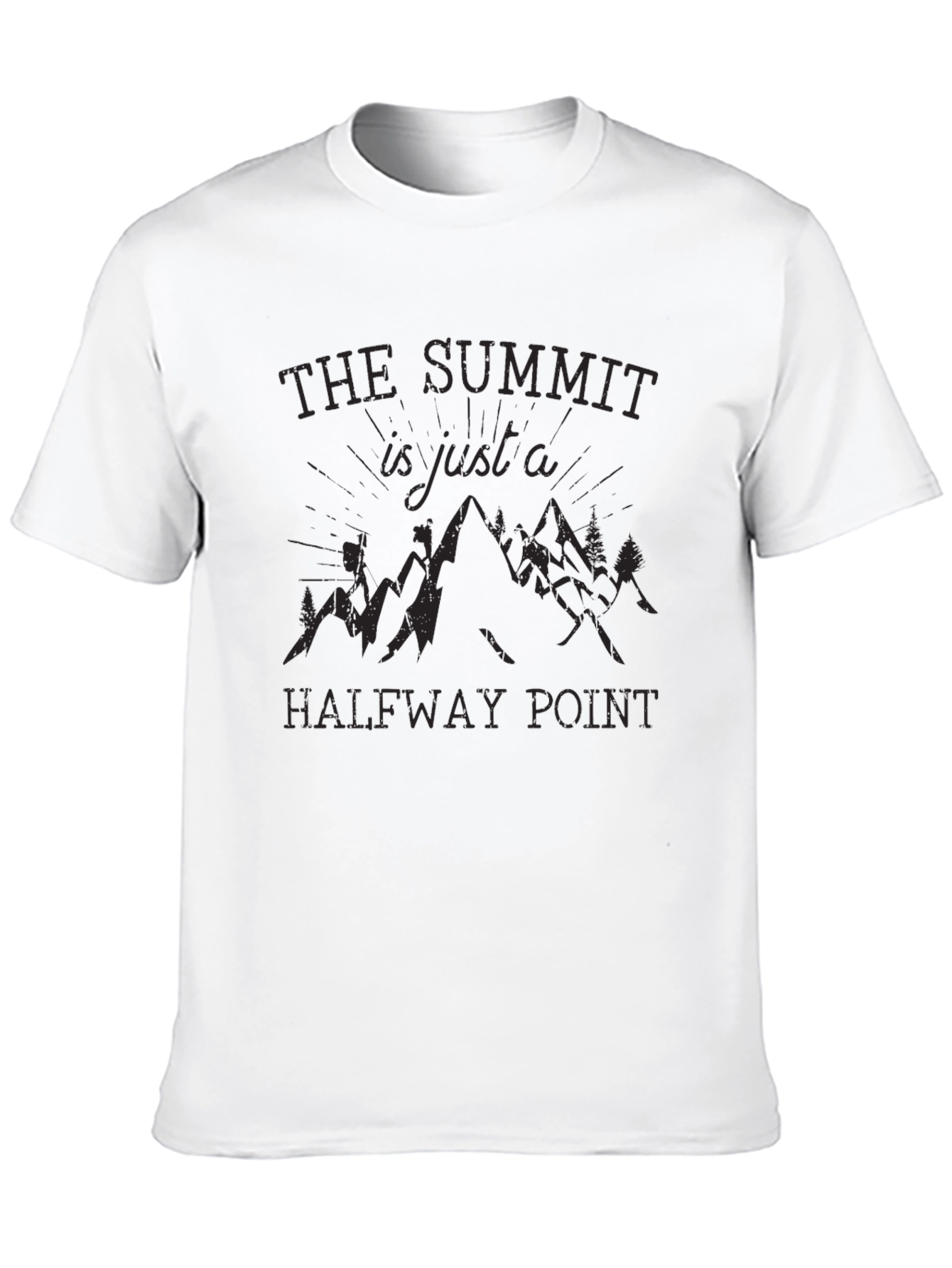 Summit Halfway Point Black Graphic Tee