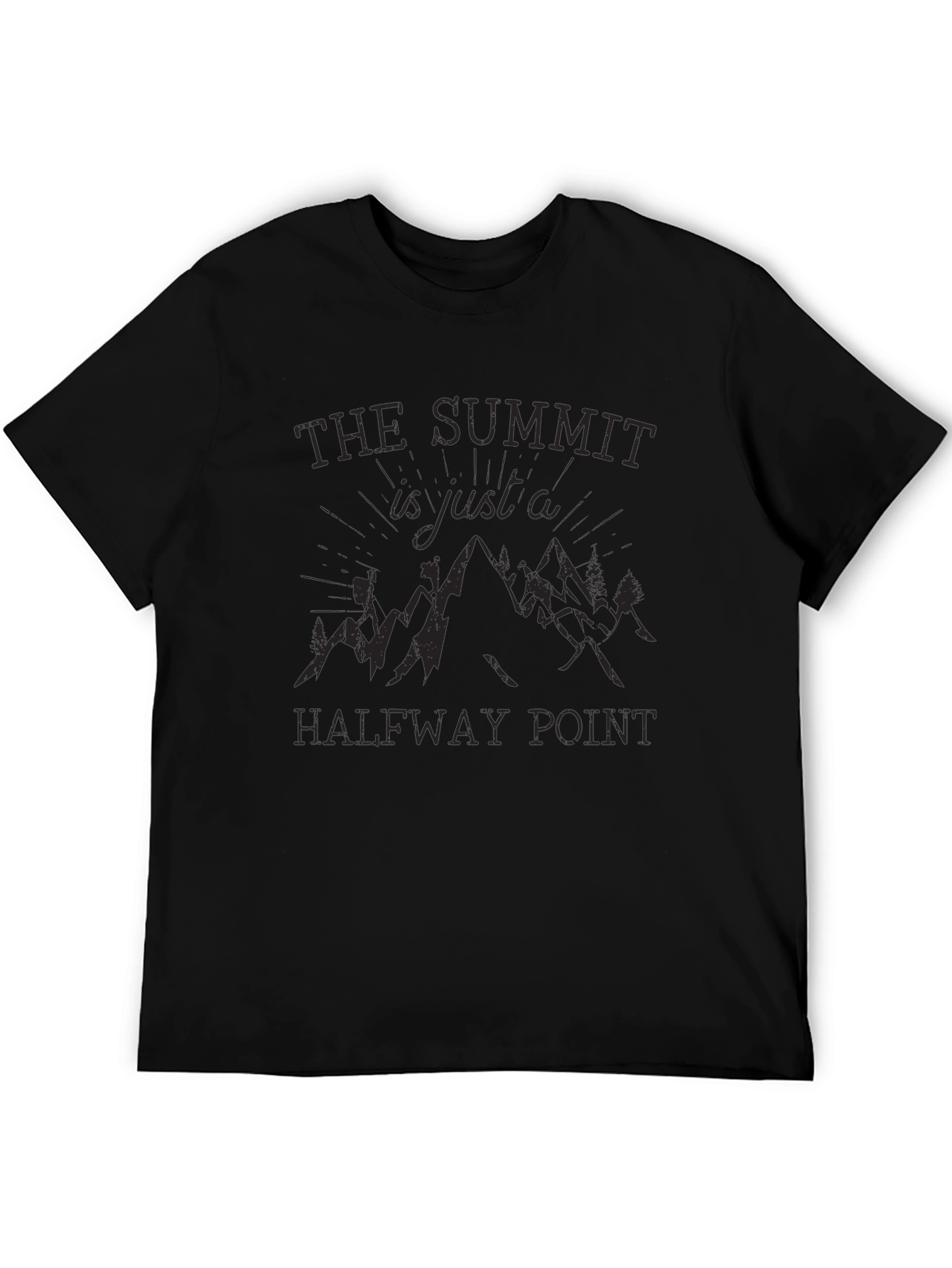 Summit Halfway Point Black Graphic Tee
