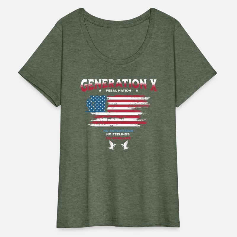 Generation X American Feral Nation Patriot
