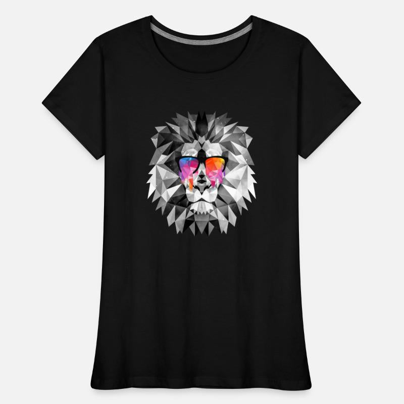Geometric Art Lion - Geometric Lion Tattoo | Low P