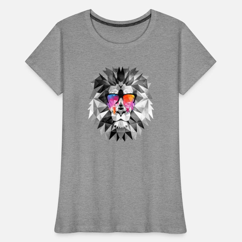 Geometric Art Lion - Geometric Lion Tattoo | Low P