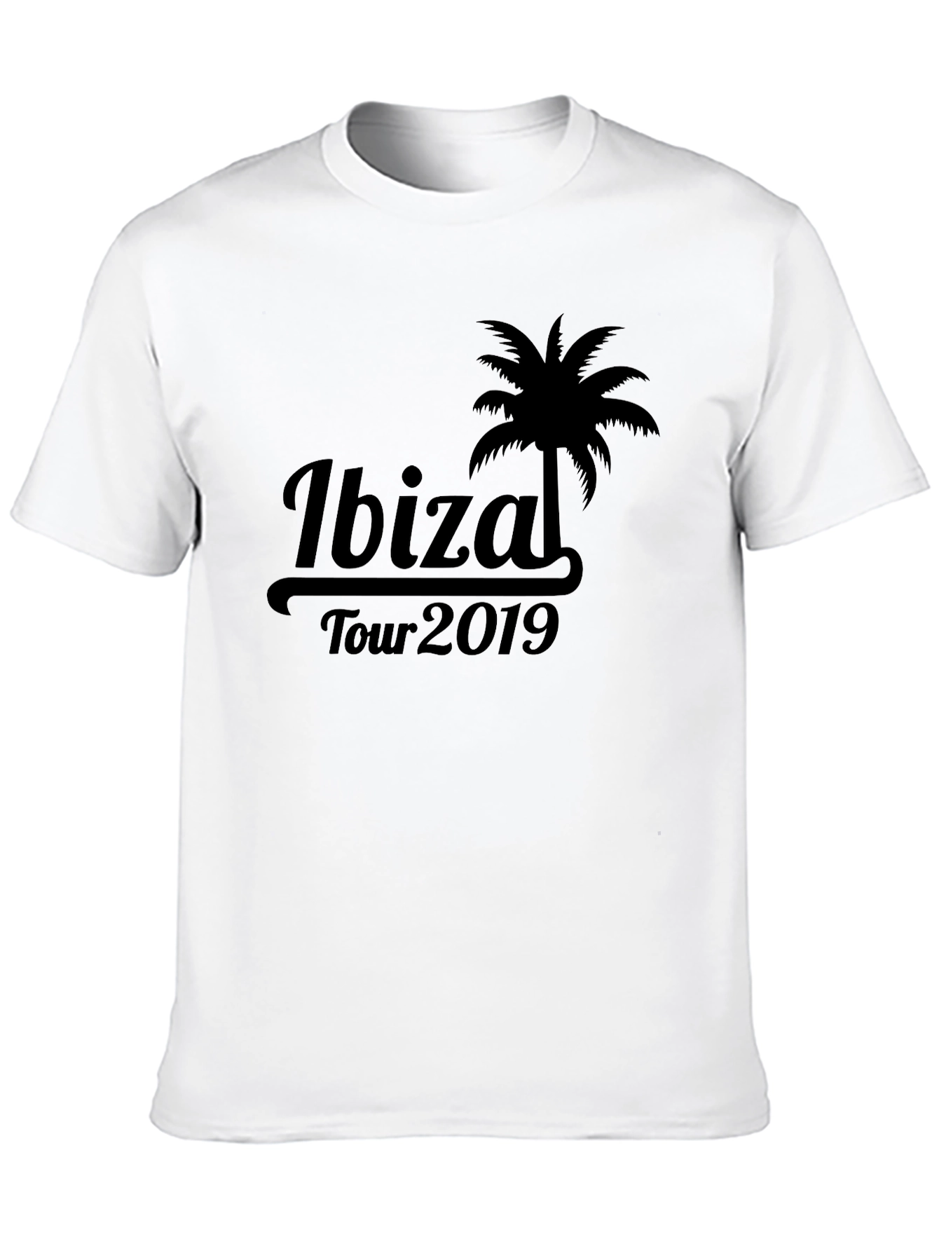 Ibiza Tour 2019 Black T-Shirt