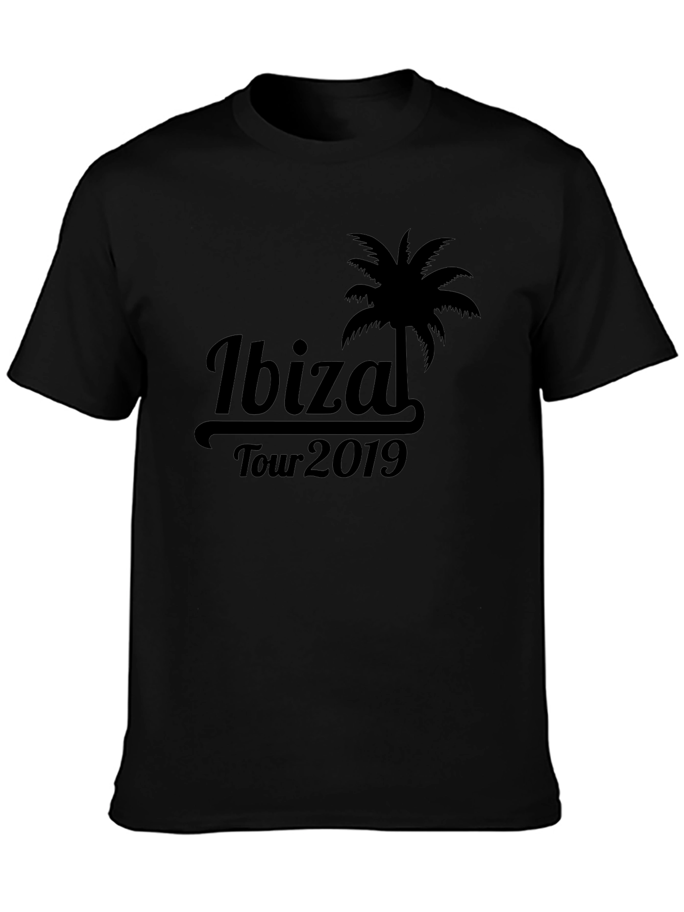 Ibiza Tour 2019 Black T-Shirt