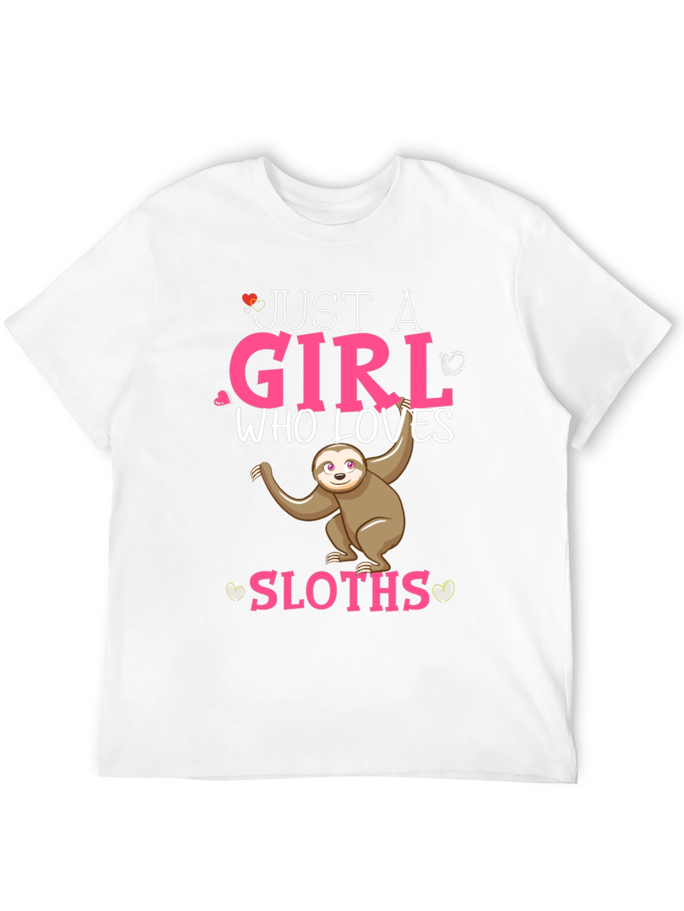 Girl Loves Sloths T-Shirt
