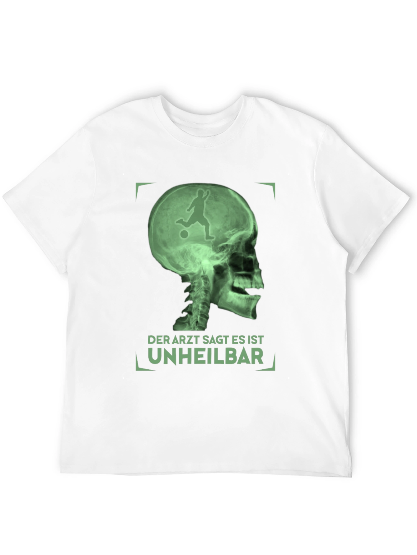 Funny Soccer X-Ray T-Shirt - Unheilbar Design