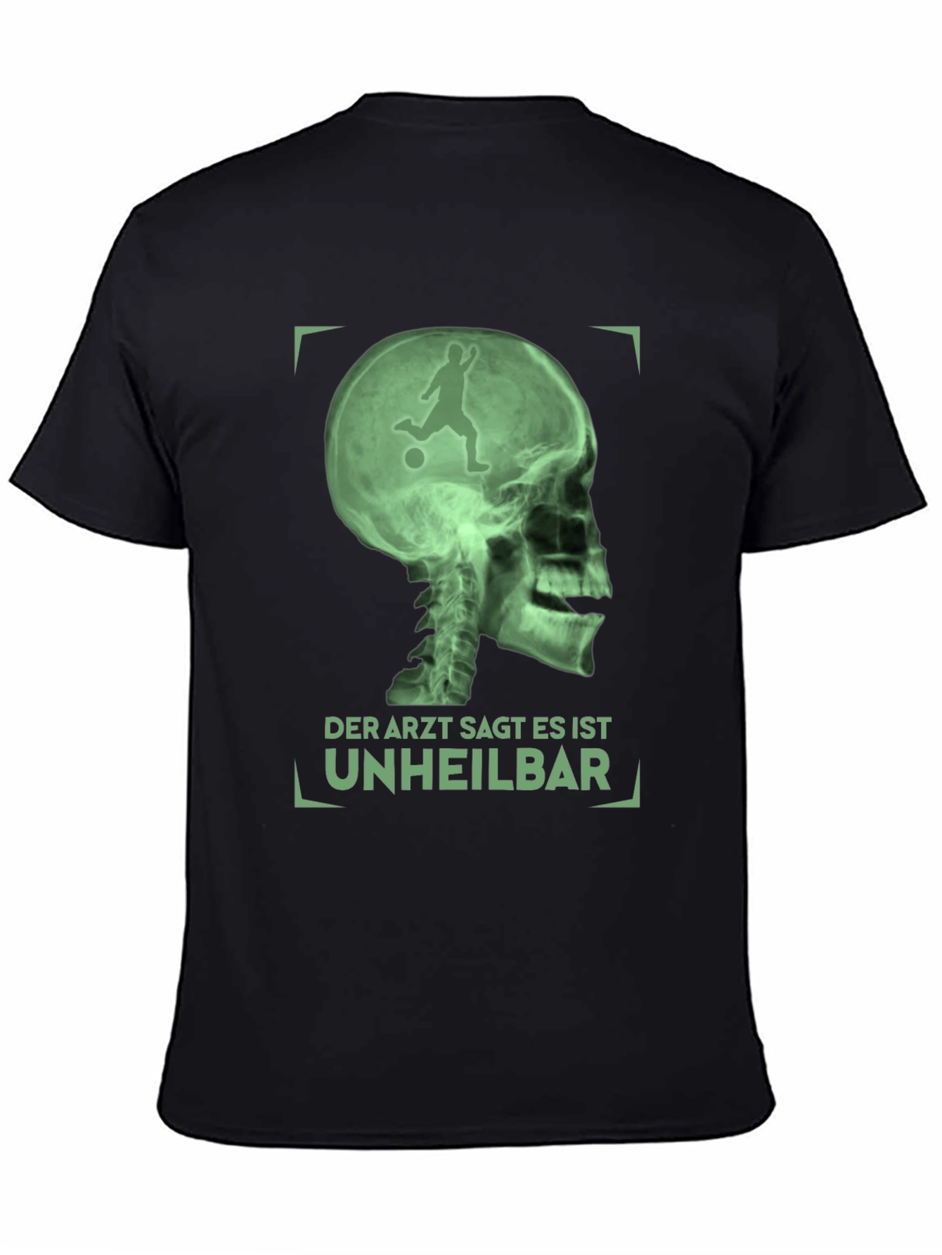 Funny Soccer X-Ray T-Shirt - Unheilbar Design