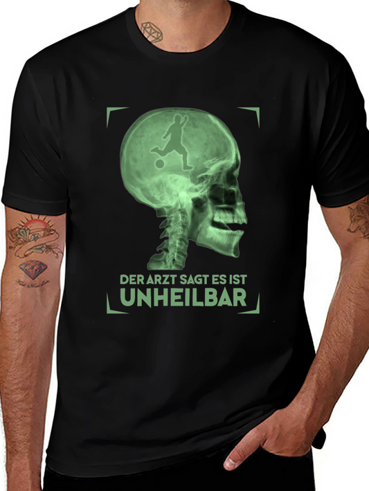 Funny Soccer X-Ray T-Shirt - Unheilbar Design