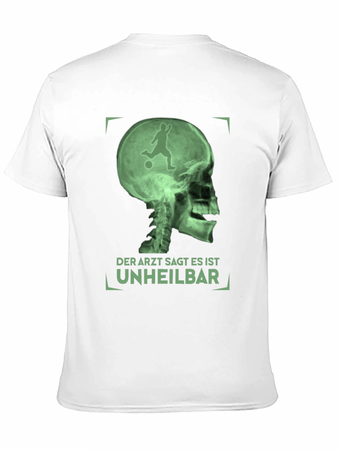 Funny Soccer X-Ray T-Shirt - Unheilbar Design
