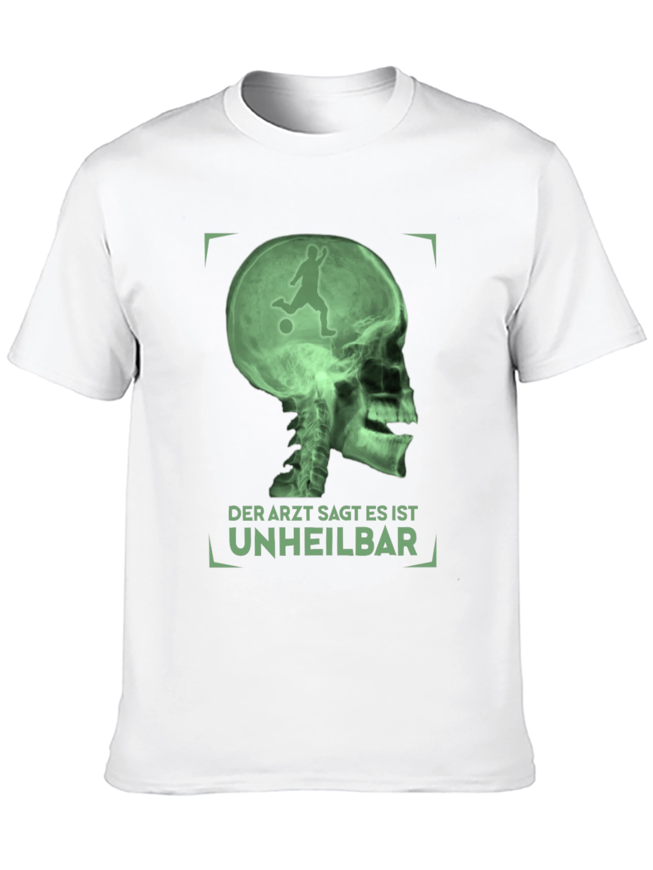 Funny Soccer X-Ray T-Shirt - Unheilbar Design