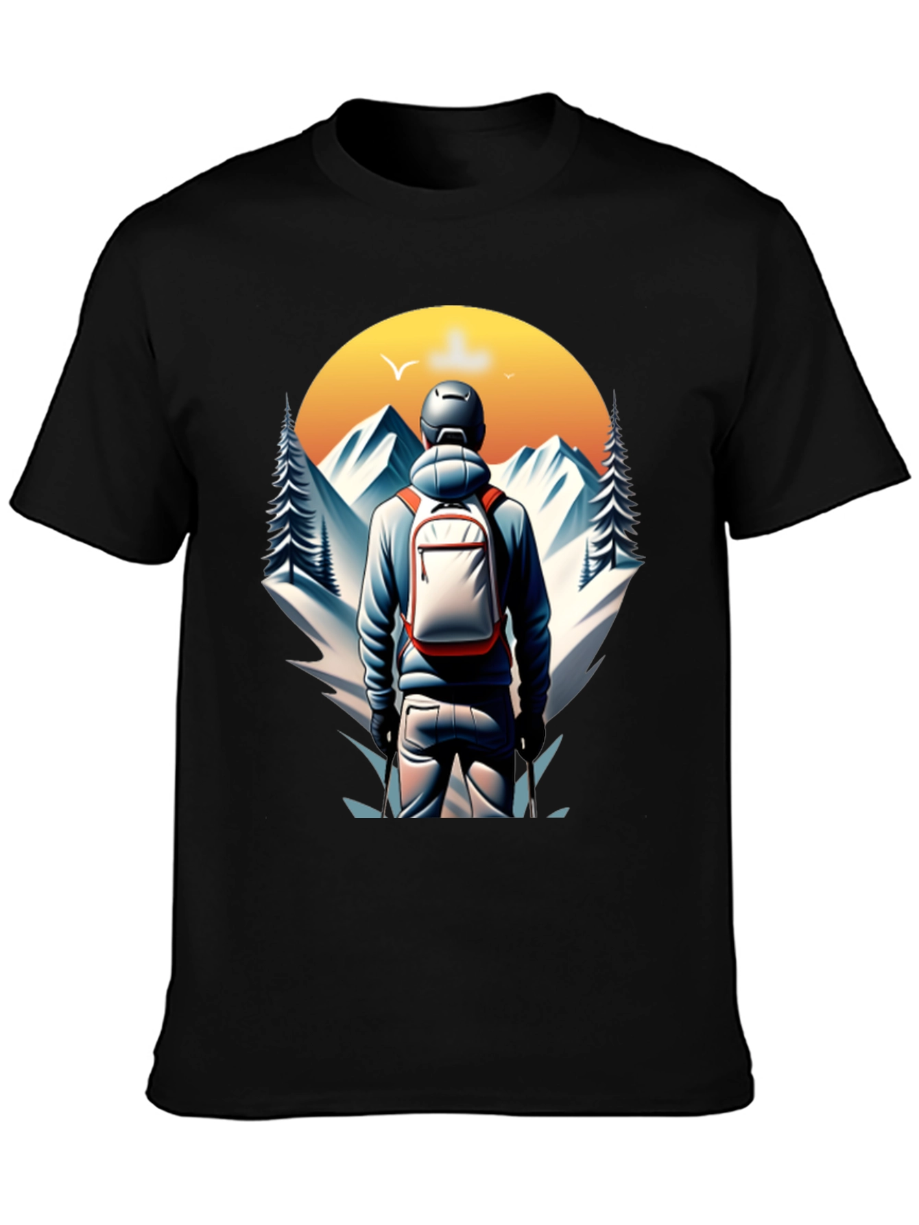 Mountain Hiker Graphic Tee - Adventure Awaits!