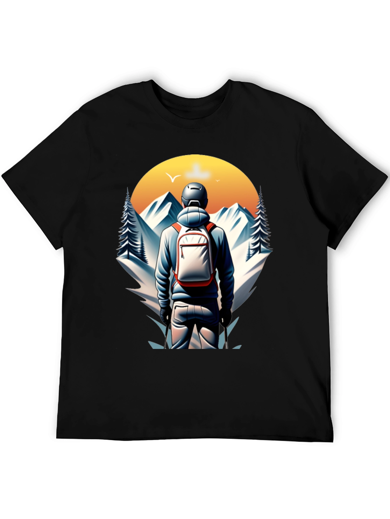 Mountain Hiker Graphic Tee - Adventure Awaits!
