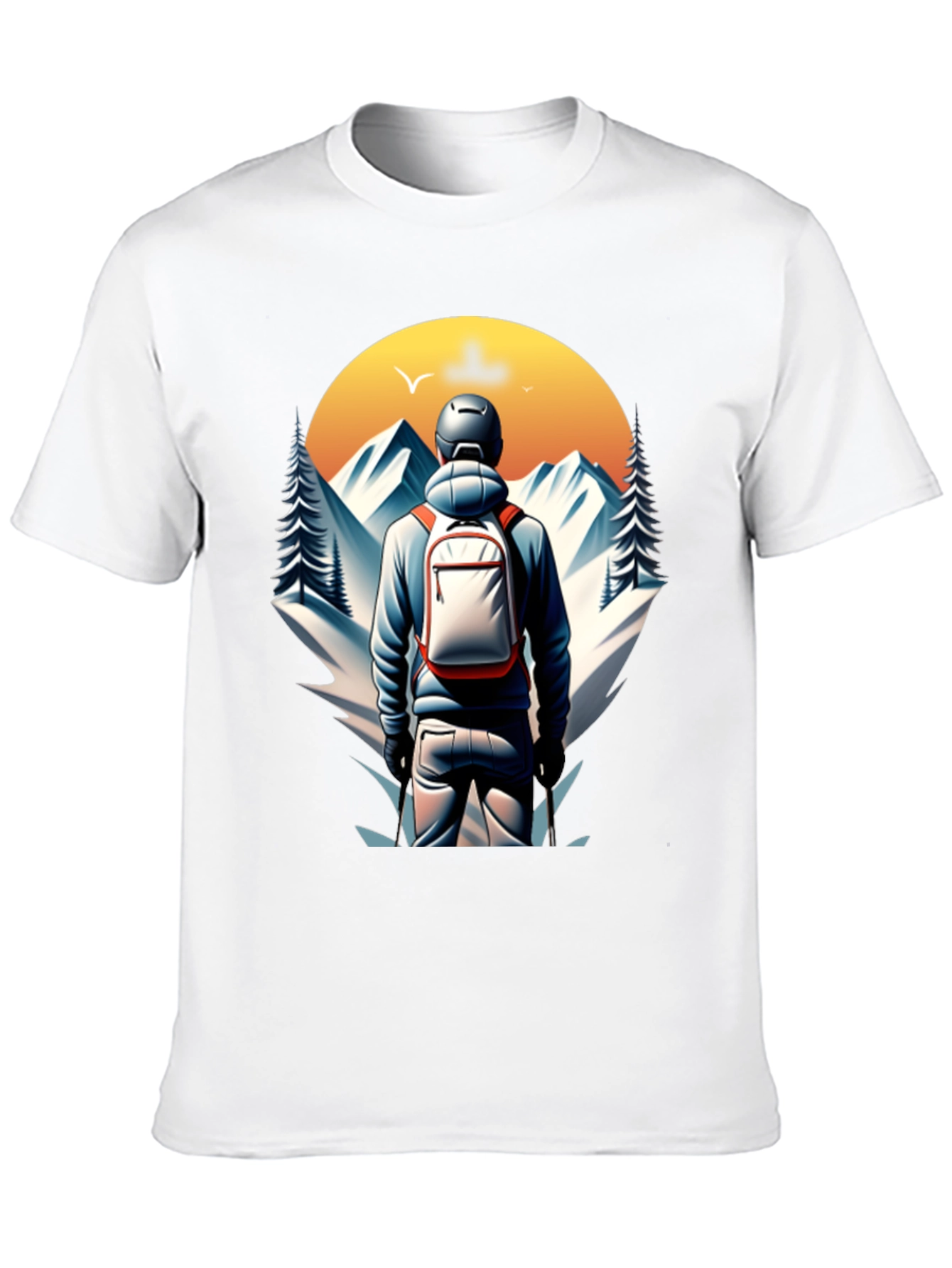 Mountain Hiker Graphic Tee - Adventure Awaits!
