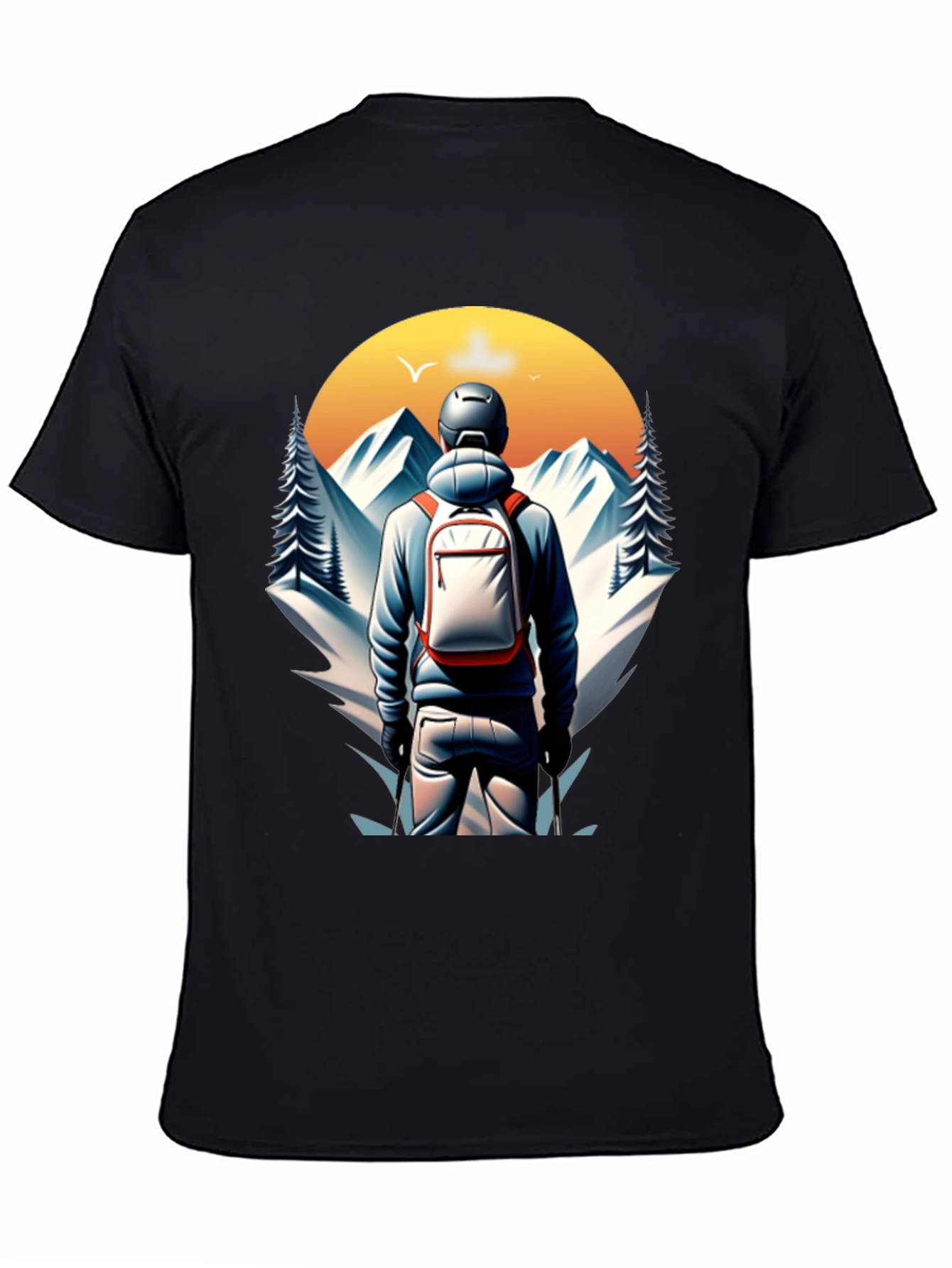 Mountain Hiker Graphic Tee - Adventure Awaits!