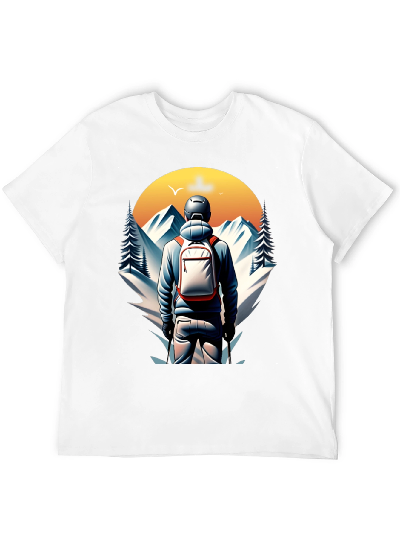 Mountain Hiker Graphic Tee - Adventure Awaits!