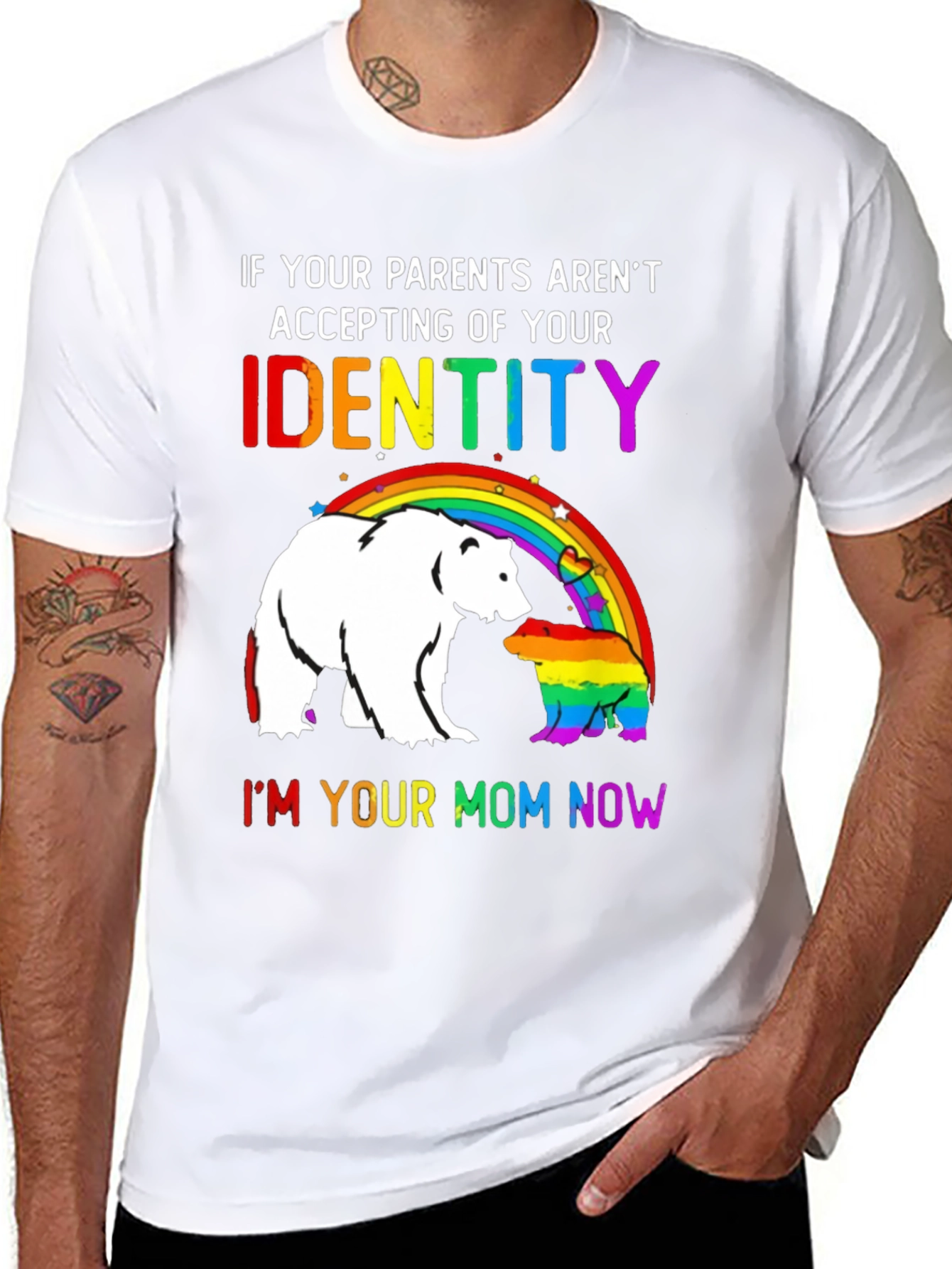 LGBTQ+ Pride Mom Now T-Shirt