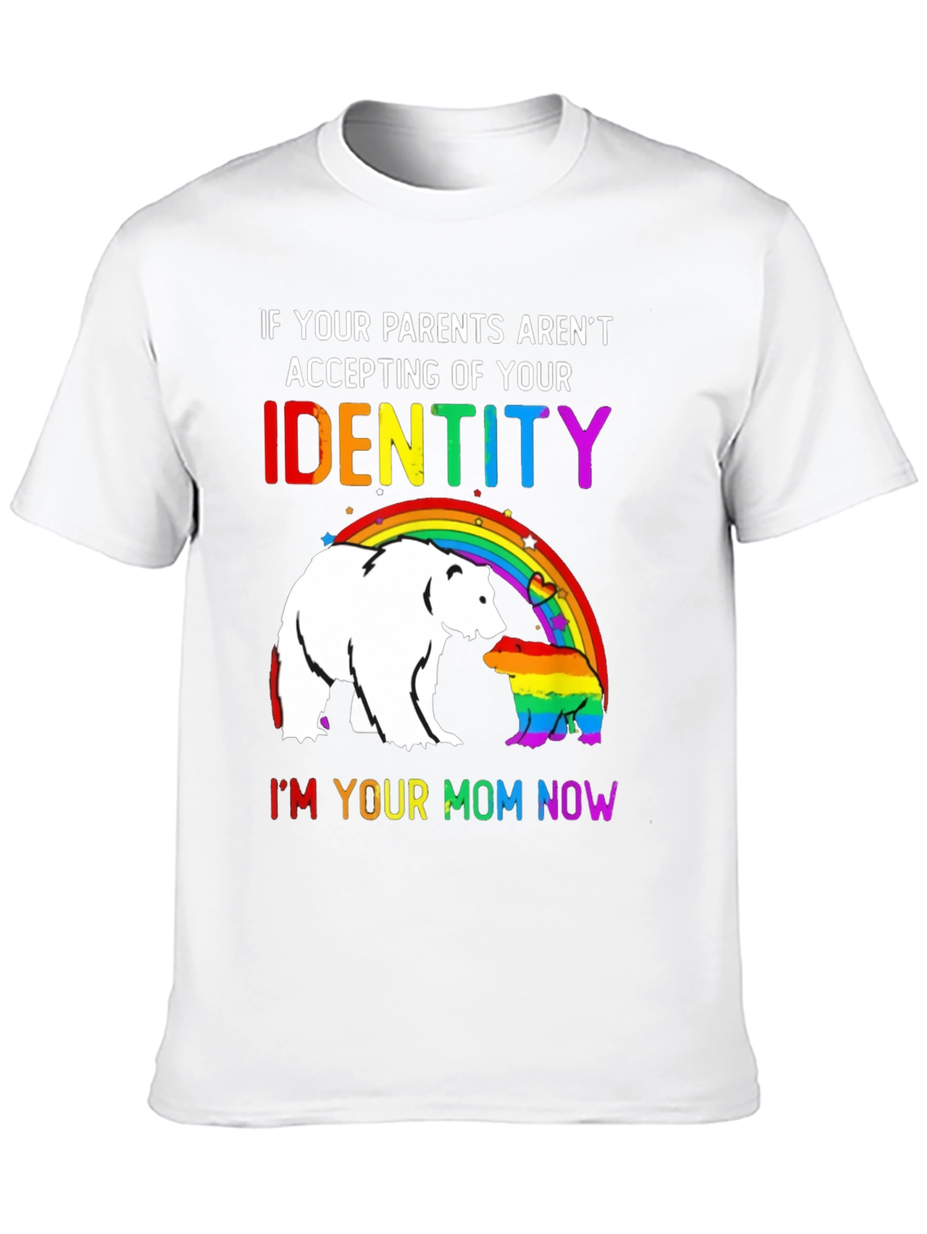 LGBTQ+ Pride Mom Now T-Shirt