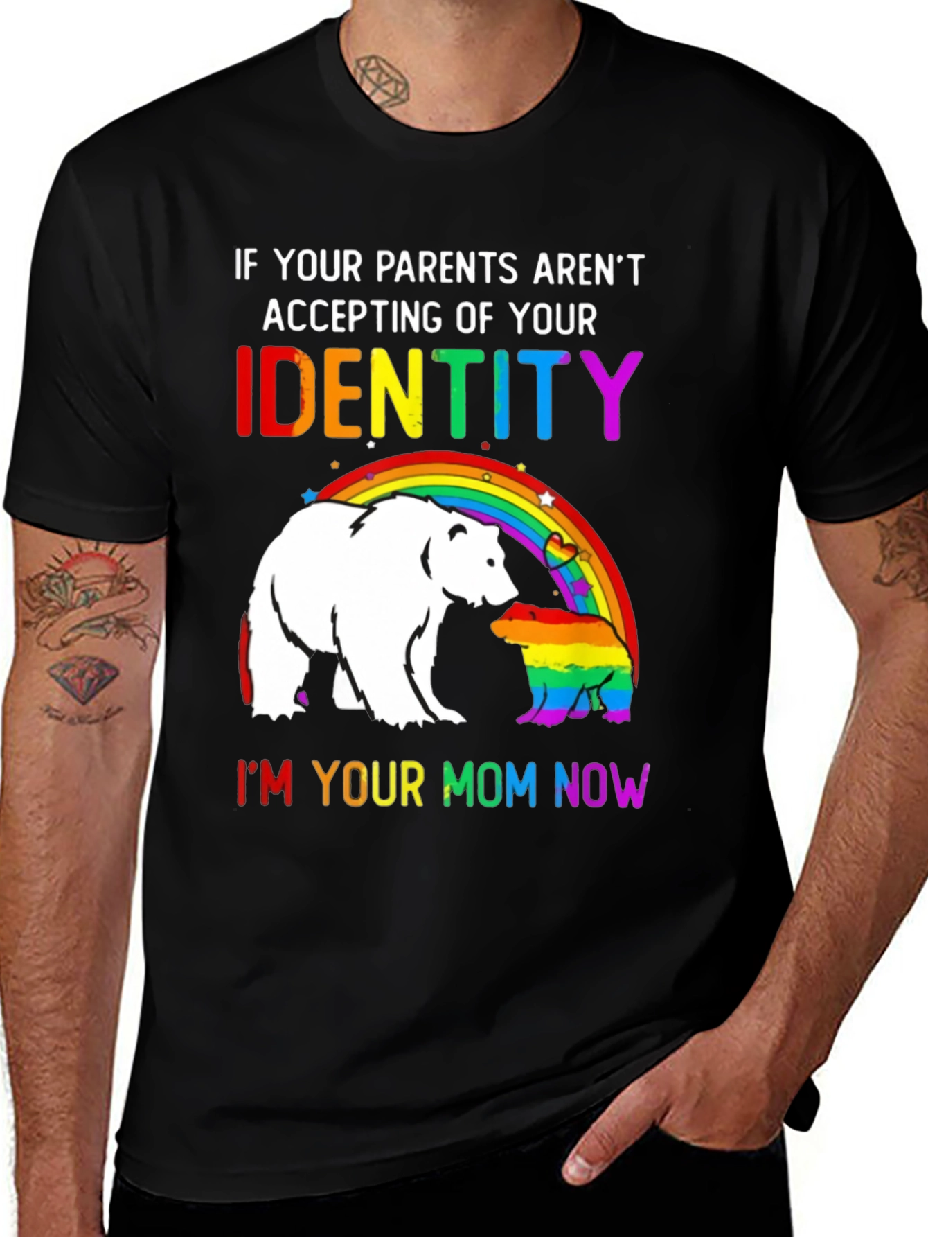LGBTQ+ Pride Mom Now T-Shirt
