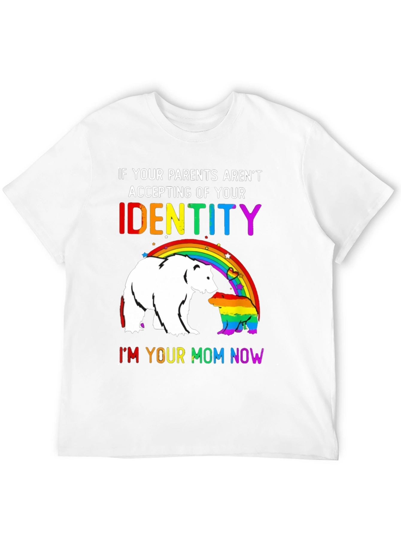 LGBTQ+ Pride Mom Now T-Shirt