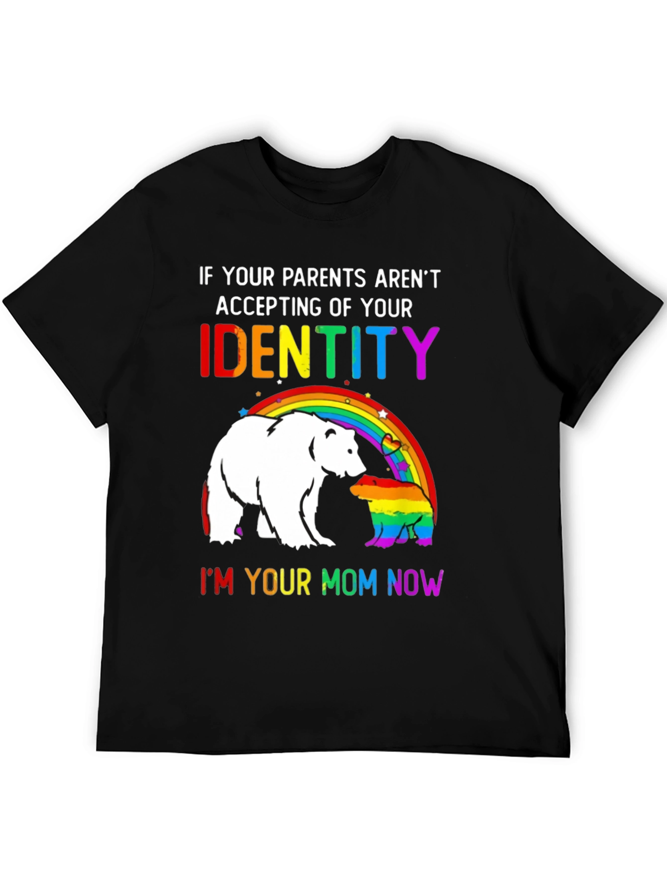 LGBTQ+ Pride Mom Now T-Shirt