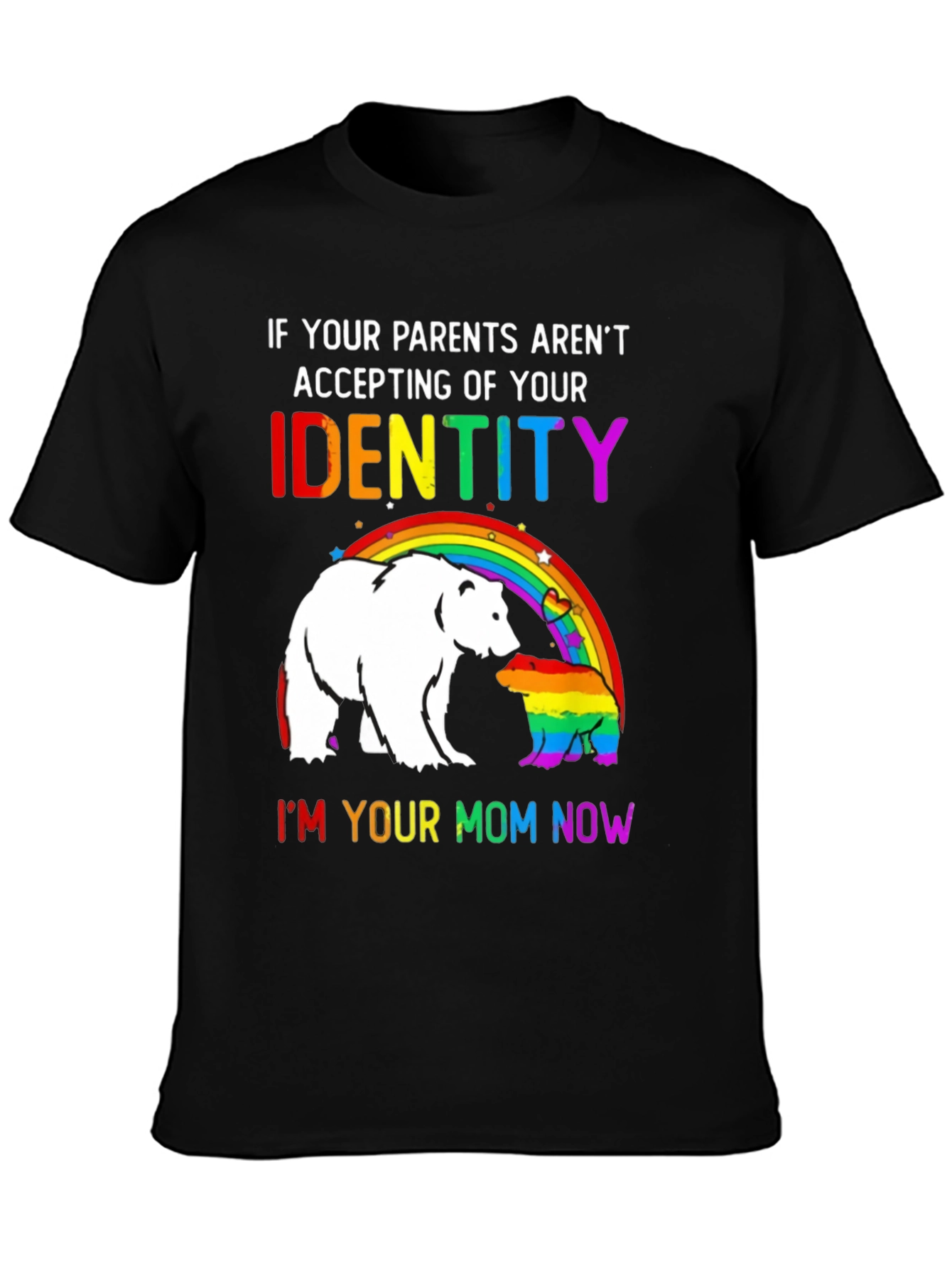 LGBTQ+ Pride Mom Now T-Shirt