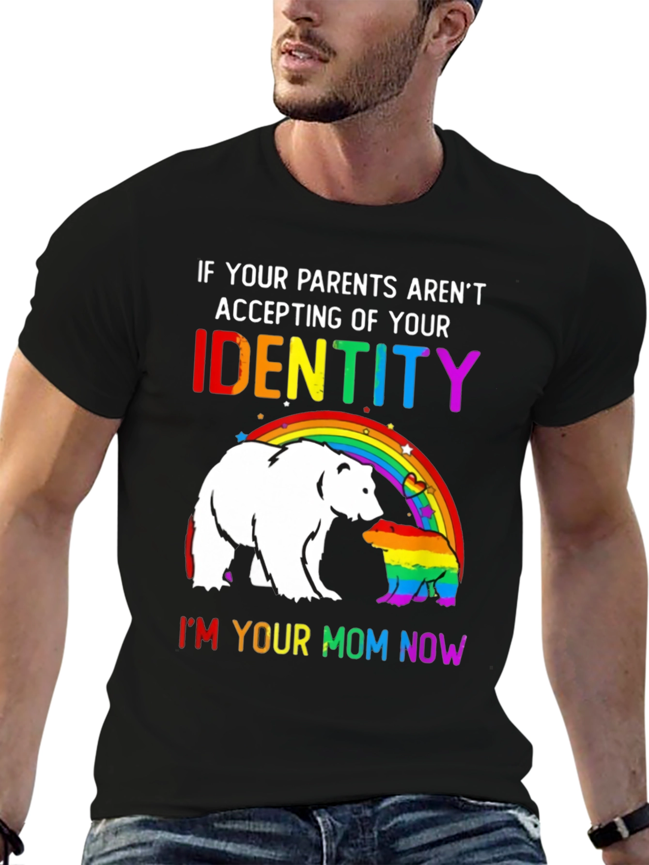 LGBTQ+ Pride Mom Now T-Shirt