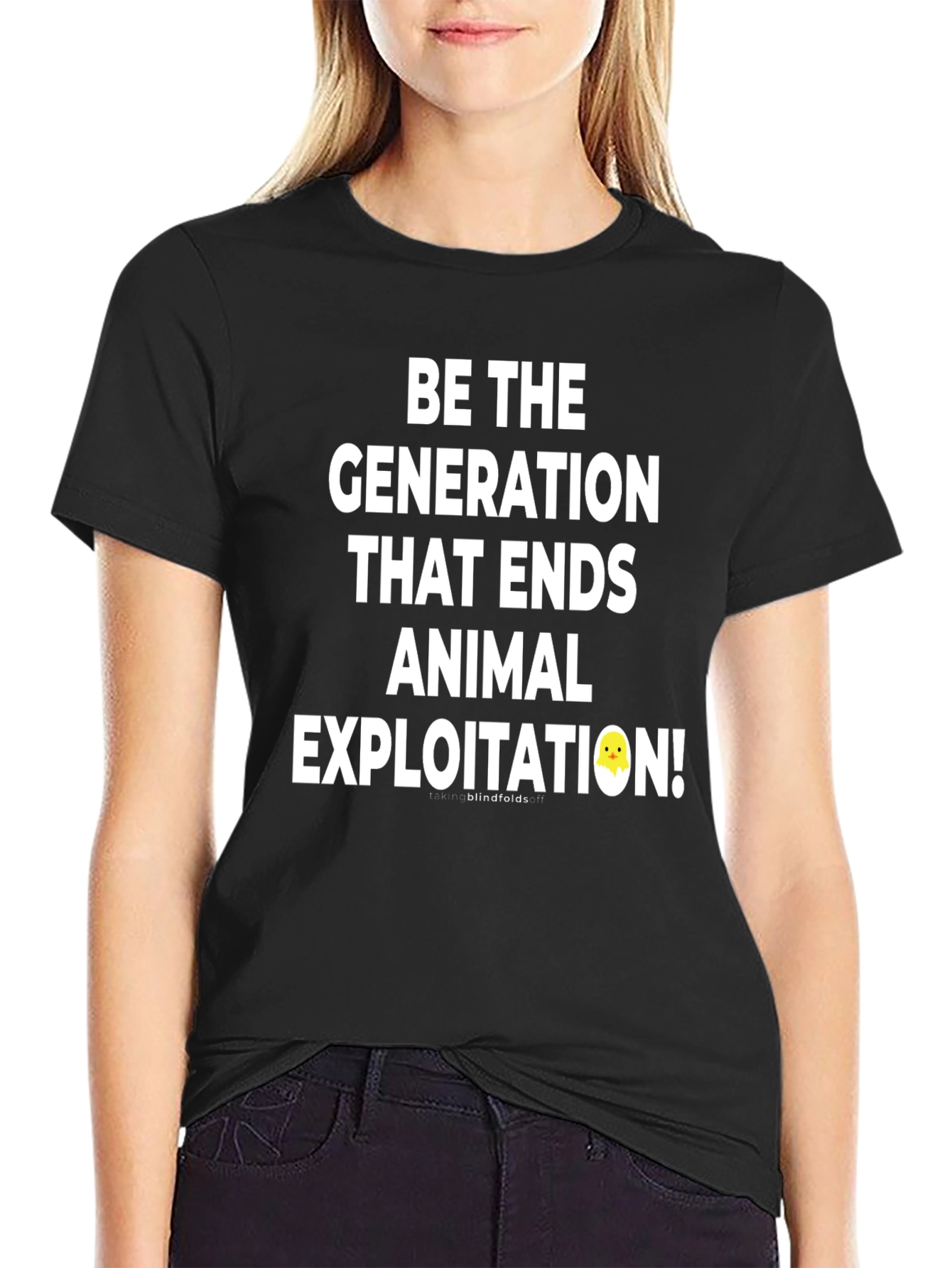 Vegan Statement T-Shirt - End Animal Exploitation