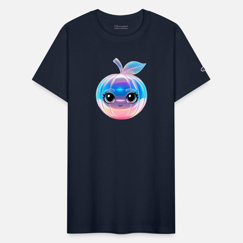 Glassy Vibrant Orange Character: A Touch of Charm