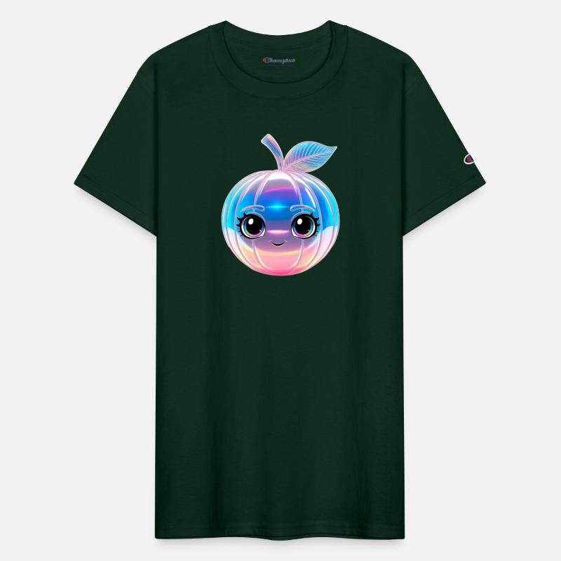 Glassy Vibrant Orange Character: A Touch of Charm