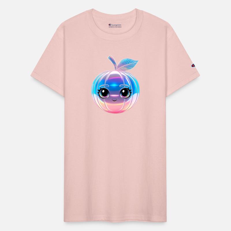 Glassy Vibrant Orange Character: A Touch of Charm