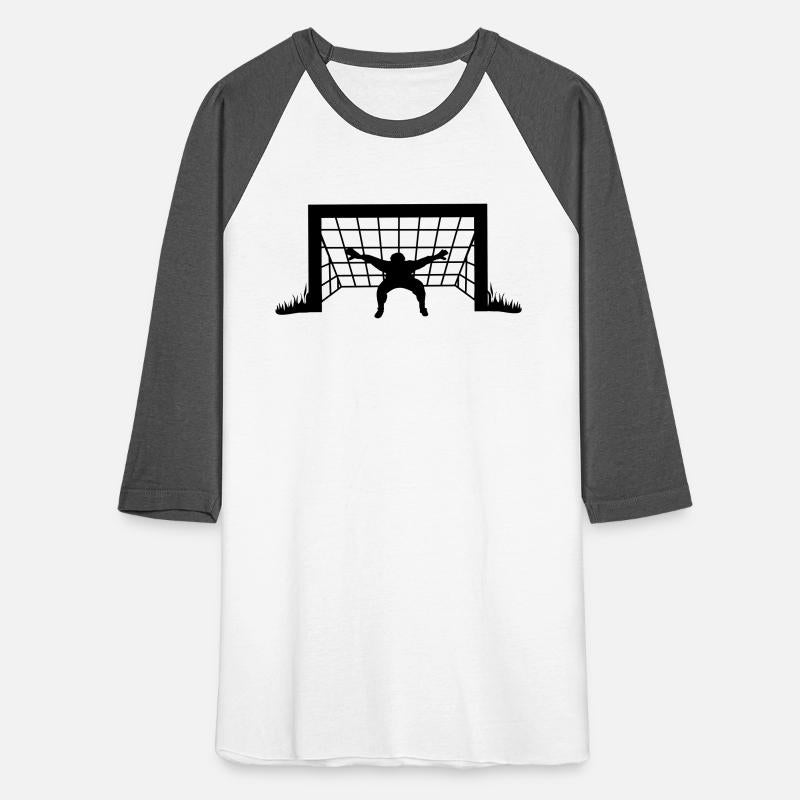 Goalkeeper with hands wide