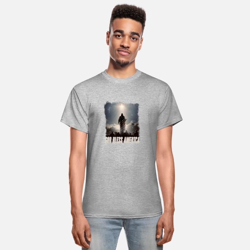 God Bless America Jesus Loves us Christian Patriot