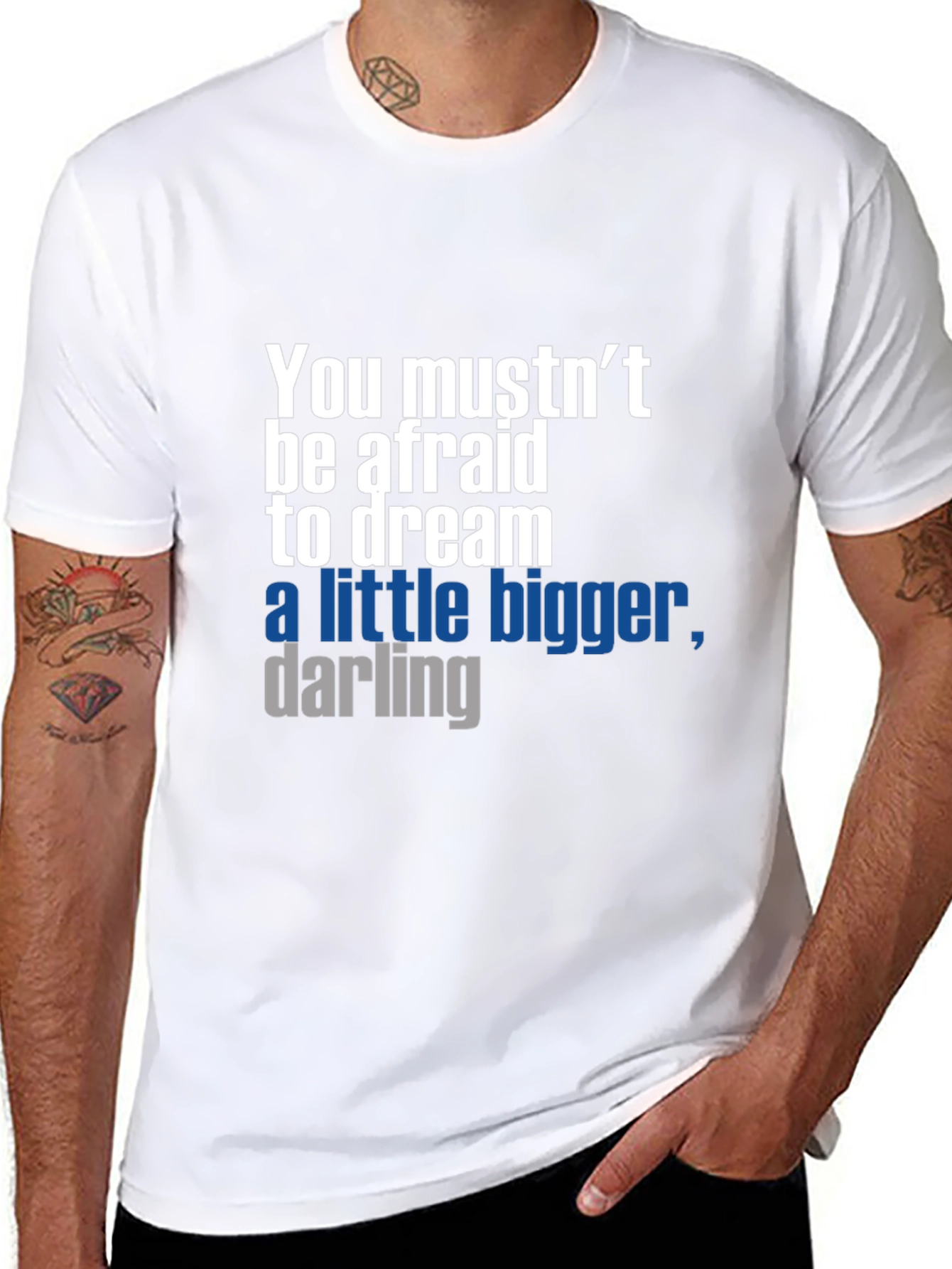 Dream Bigger T-Shirt - Motivational Graphic Tee
