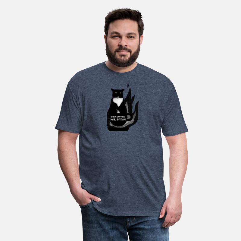 Gothic Black Cat Occult Coffee Dark Humor Shirt