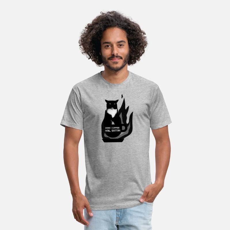 Gothic Black Cat Occult Coffee Dark Humor Shirt