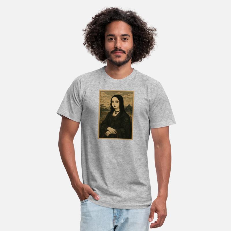 Gothic Geisha Mona Lisa Ukiyo-e Portrait with