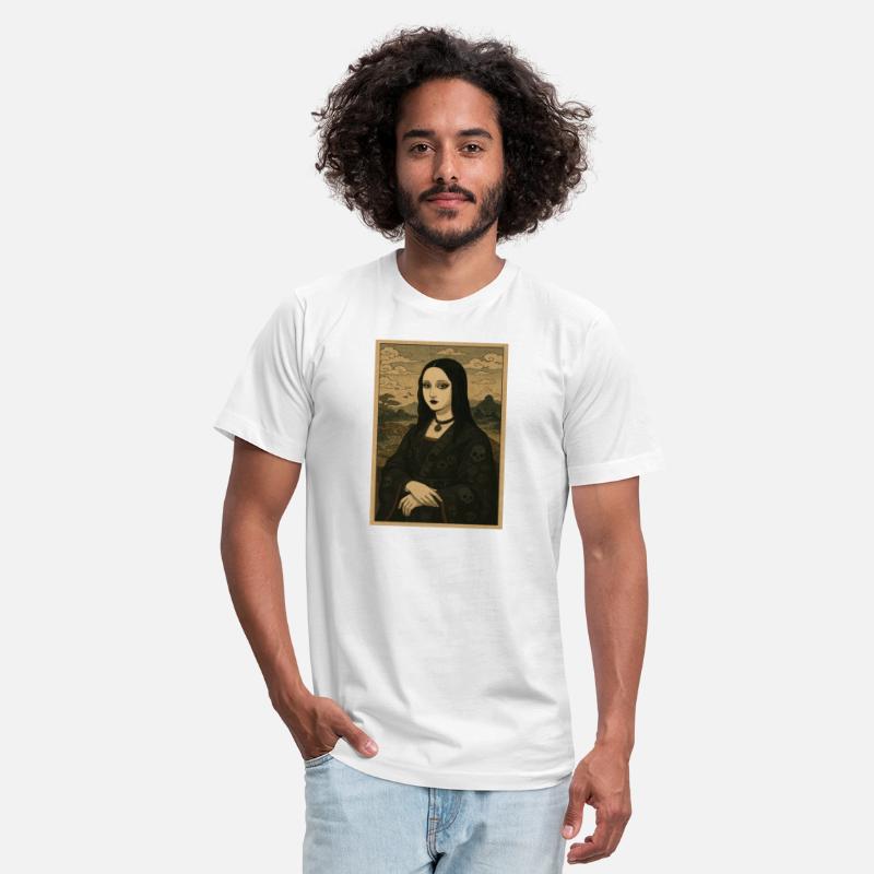 Gothic Geisha Mona Lisa Ukiyo-e Portrait with