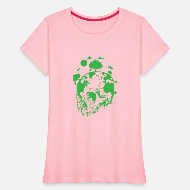 Green Earth on a Bone Head Nature