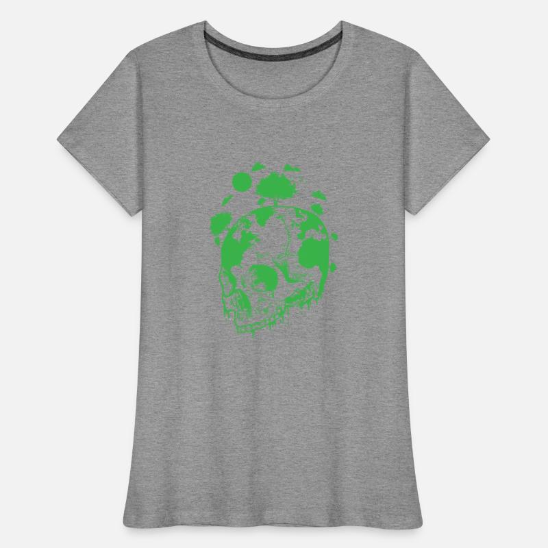 Green Earth on a Bone Head Nature