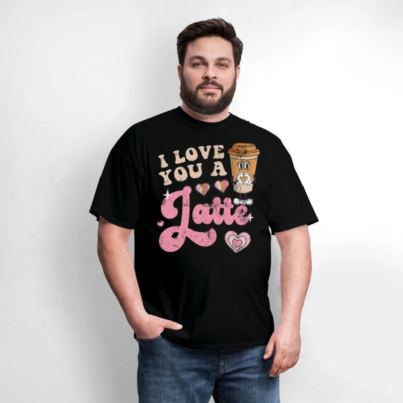 Groovy I Love You A Latte Coffee Lovers Valentine